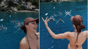 Hande Erçel ve Dostlarının Eğlenceli Mavi Yolculuğu