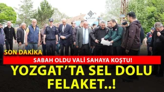 Yozgat ve 6 İlçesinde Sel ve Dolu Felaketi! Bilanço gün ağarınca ortaya çıktı!