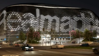 Santiago Bernabeu'nun dış cephesine 10 bin led ışık ekleniyor