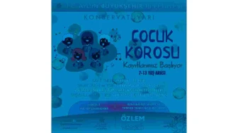 Aydın'daki minik yetenekler, Çocuk Korosu'nda bir araya geliyor!