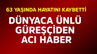 Dünya çapında tanınan güreşçi beklenmedik bir durumla karşı karşıya kaldı!