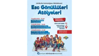 ESC Gönüllüleri Atölyeleri’ne başvurular başladı