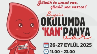 Gölcük Belediyesi tarafından düzenlenecek olan Toplu Kan Bağışı Kampanyası için geri sayım başladı