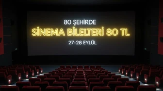 80 şehirde gerçekleşecek Sinema Festivali heyecanı başlıyor! 2 gün boyunca sinemaseverlere özel, biletler sadece 80 TL olacak!