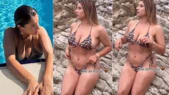 Elif hocanın beyaz minili paylaşımı büyüledi