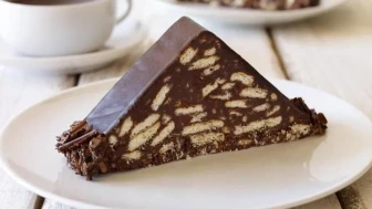 10 dakikada hazır, bisküvi ve kakao ile mucize! Evde mozaik pasta yapımı