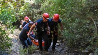 İzmir İtfaiyesi, Balçova Terapi Ormanları'nda gerçekleştirdiği kurtarma operasyonu ile dikkat çekiyor