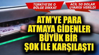 ATM'ye para çekmeye gelenler beklenmedik bir sürprizle karşılaştı!