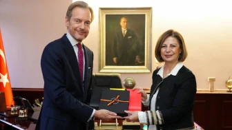 Belçika Büyükelçisi Velde, Belediye Başkanı Ünlüce'yi Ziyaret Etti