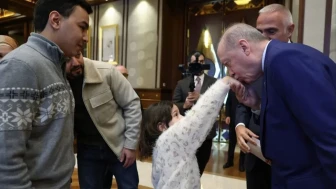 Hind Rajab'ın ailesi, Cumhurbaşkanlığı Külliyesi'ni ziyaret etti