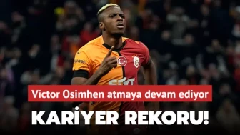Kariyer rekoru! Victor Osimhen atmaya devam ediyor