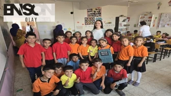 Milli karateci Sena Kızılaslan, Seyrantepe İlkokulu'nda öğrencilerle buluştu ve ilham veren sözlerini paylaştı.