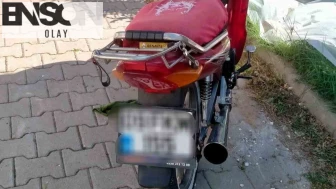 Sahte plakalı motosiklet sürücüsüne 74 bin lira ceza