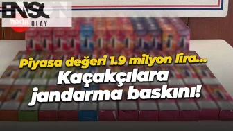 Piyasa değeri 1.9 milyon lira… Kaçakçılara jandarma baskını!