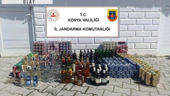 Kaynakçı dükkanında, 472 şişe içki ele geçirildi