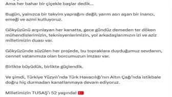TUSAŞ 52 yaşında