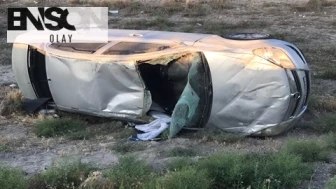 Konya'da Otomobil Takla Attı: 3 Yaralı!