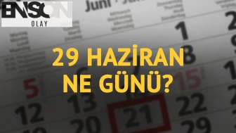 29 Haziran ne günü?