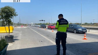 Mersin’de dron destekli trafik denetimi