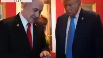 Netanyahu Trump'a, 'duadan uçak' hediye etti