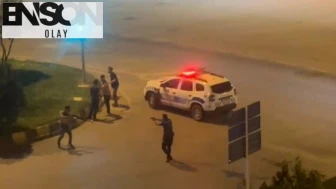 İki grup arasında silahlı ve sopalı kavga! O anlar kamerada