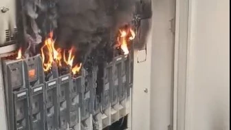 Mardin’de trafo yangını
