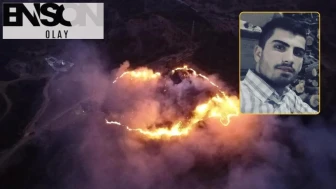 Kene korkusu ile yaktığı yastık koskoca ormanı kül etti