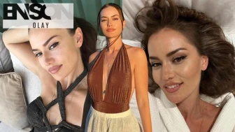 Fahriye Evcen'den mayokinili pozlar! Sosyal medyayı salladı