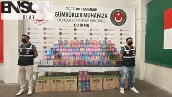 Kapıkule'de aranan tırda 3 bin 193 kaçak elektronik sigara ele geçirildi