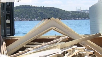 Bebek'te ünlü pastanenin yıkımına başlandı!