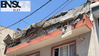 Kağıthane'de korku dolu anlar: Balkon çöktü, bina mühürlendi!