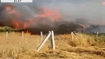 İzmir’deki yangında 8 ev zarar gördü