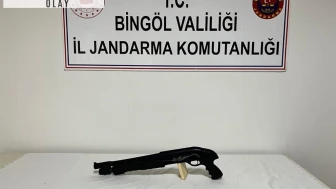 Jandarmadan Bingöl'de Ruhsatsız Silah Baskını