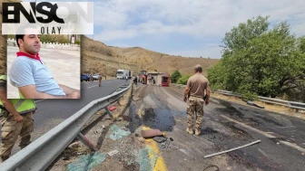 Bir acı haber de Diyarbakır'dan! Yangın söndürmeye giden itfaiye eri kazada öldü