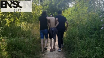 18 yıl hapis cezası olan firari denizde yüzerken yakalandı
