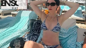 Defne Samyeli Cannes tatilinde fit fiziğiyle göz kamaştırdı