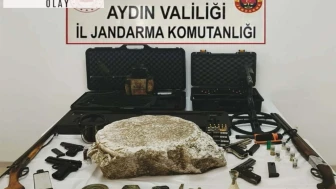 Aydın'da kaçak kazıya 74 gün süren takiple 5 gözaltı