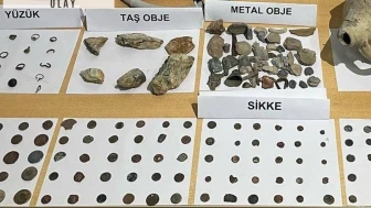 Mersin'de 250 sikke ve 404 obje ele geçirildi