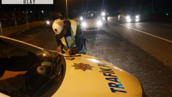 Edirne’deki trafik denetimlerinde 79 sürücüye 348 bin 569 lira ceza