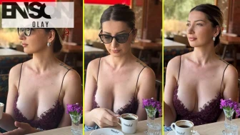 Türk Fenomen Neslihan Güneş, Yaz Sıcağında Göğüs Dekoltesiyle Olay Yarattı!