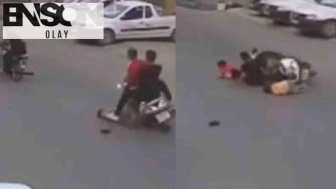 Mersin'de korkunç kaza! Küçük çocuğa iki motosiklet birden çarptı