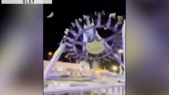 Lunaparkta katliam gibi olay: Devasa oyuncak yere çakıldı