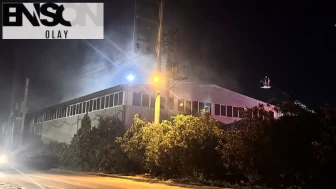 Kocaeli'de kompozit ürün fabrikasında çıkan yangın söndürüldü