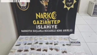 Gaziantep’te uyuşturucu operasyonunda 1 tutuklama