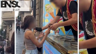 Külah oyunuyla taciz etti