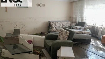 Ankara'da sağanak! Evler bu hale geldi