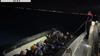 Denizde operasyon! Onlarca düzensiz göçmen yakalandı