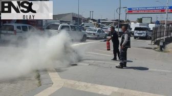 Malatya'da elektrik trafosunda yangın paniği