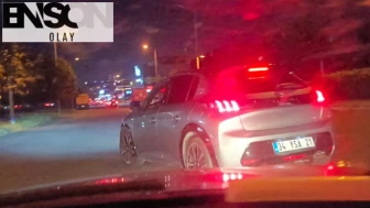 İstanbul'da trafikte tartışma kovalama ve sözlü saldırıya dönüştü