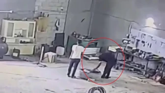 Hava basılan lastik patladı; 1 ölü